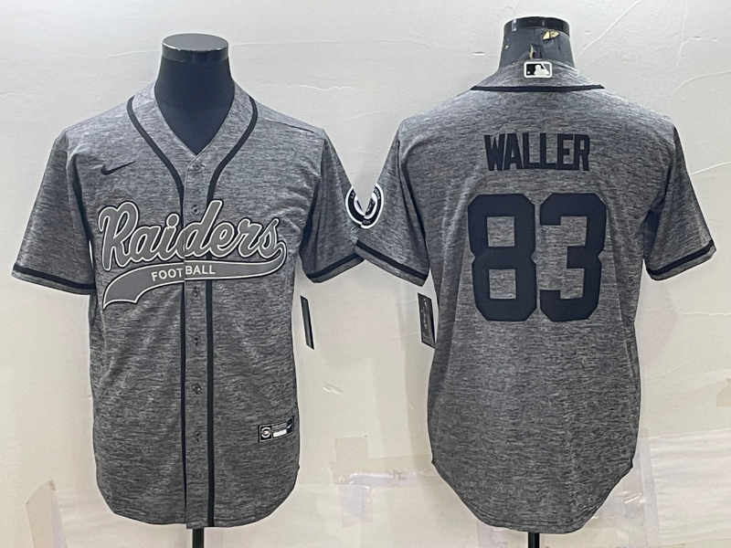 Men's Las Vegas Raiders Darren Waller #83 Gray Jersey Joint Edition
